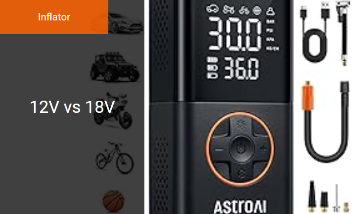 12V vs 18V - Best Cordless Inflator for High-Pressure Pneumatic Tasks Image