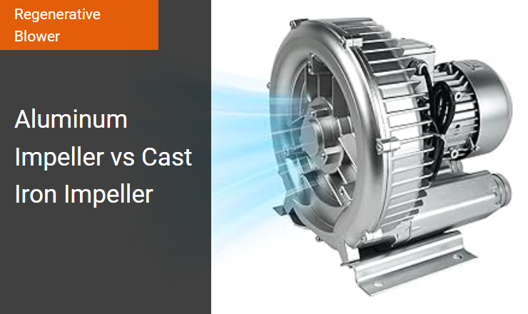 Aluminum vs. Cast Iron Impellers - Optimizing Regenerative Blower Dynamic Pressure Generation Image