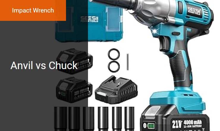 Anvil vs. Chuck - Right Drive System for Impact Wrench Torque Transfer Image