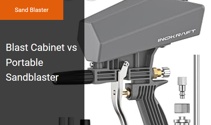 Blast Cabinets vs. Portable Sandblasters - Best Abrasive Blaster for Efficient Surface Preparation Image
