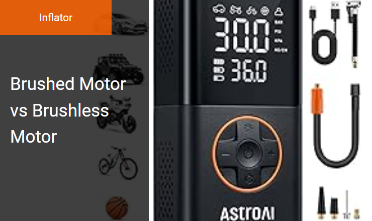 Brushed vs. Brushless Motors - Optimizing Duty Cycle and Pneumatic Efficiency in Cordless Inflators Image