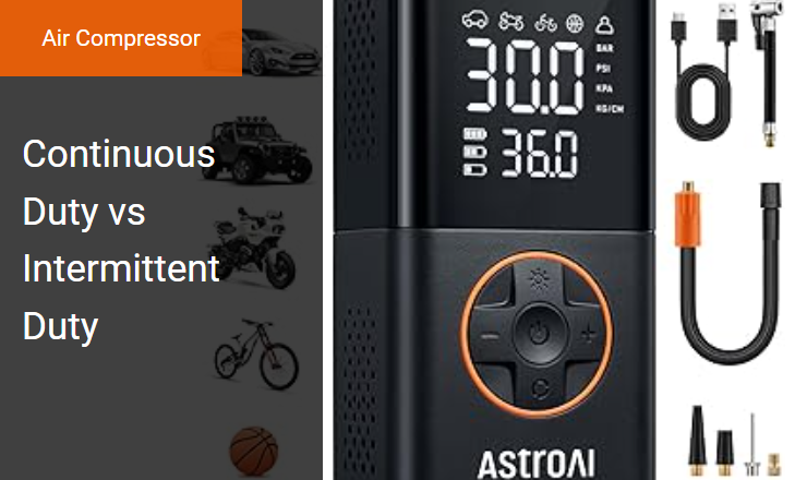 Continuous Duty vs Intermittent Duty - Understanding Air Compressor Duty Cycle for Optimal Tool Performance Image