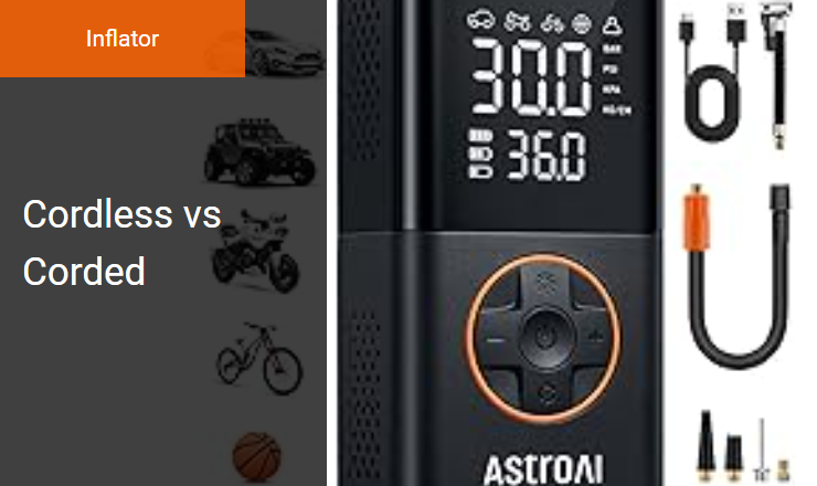 Cordless vs. Corded - Best Portable Air Compressor Inflator for Vehicle Tire Maintenance Image