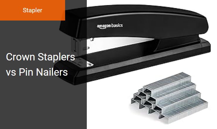 Crown Staplers vs. Pin Nailers - Right Finish Tool and When to Use a Pneumatic Stapler Image
