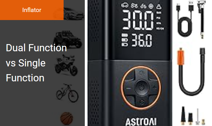 Dual Function vs Single Function - Best Portable Air Inflator for High-Pressure Pneumatic Applications Image
