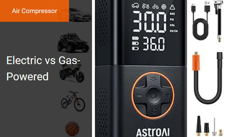 Electric vs. Gas-Powered - Ideal Air Compressor for Maximum CFM Output Image
