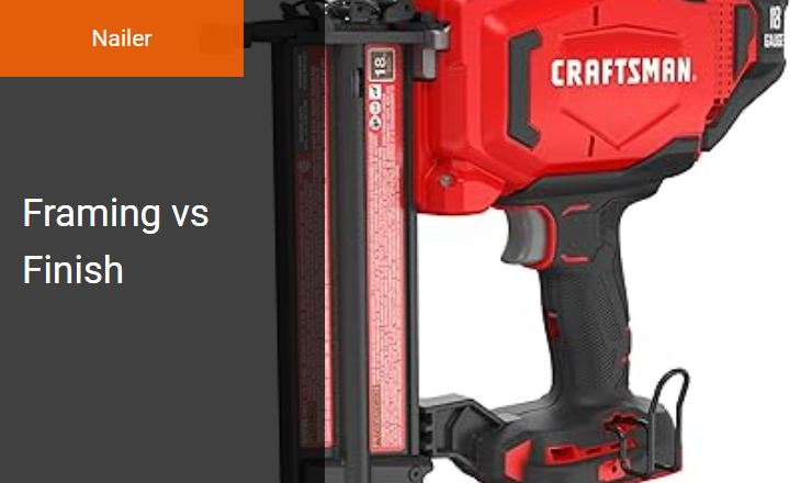 Framing vs Finish - Right Pneumatic Nailer for Heavy Construction or Detailed Trim Work Image