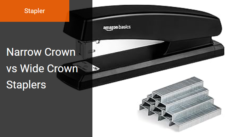 Narrow Crown vs. Wide Crown - Right Pneumatic Stapler for Fine Finish and Heavy-Duty Fastening Image