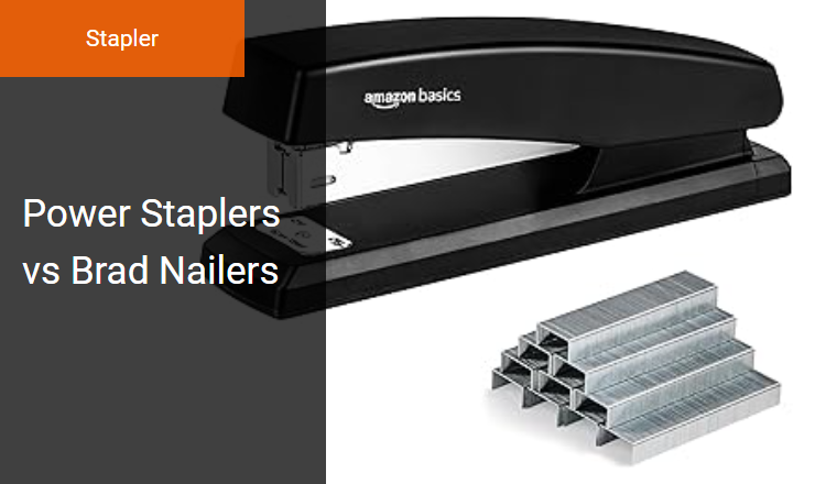 Power Staplers vs. Brad Nailers - Best Finishing Tool and Understanding the Narrow Crown Stapler Image
