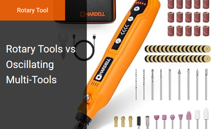 Rotary Tools vs. Oscillating Multi-Tools - Best Device for Precision Detailing with a High-Speed Rotary Power Tool Image