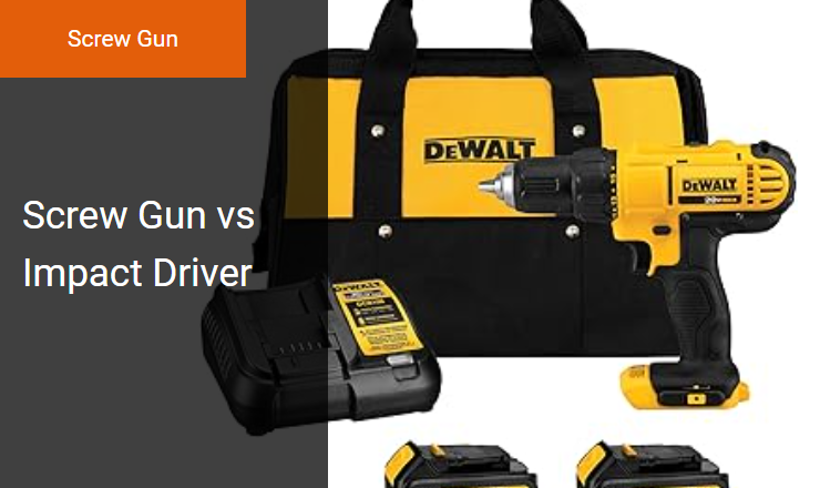 Screw Gun vs. Impact Driver - Best Fastening Tool for Drywall Installation with a Depth-Sensitive Screw Gun Image